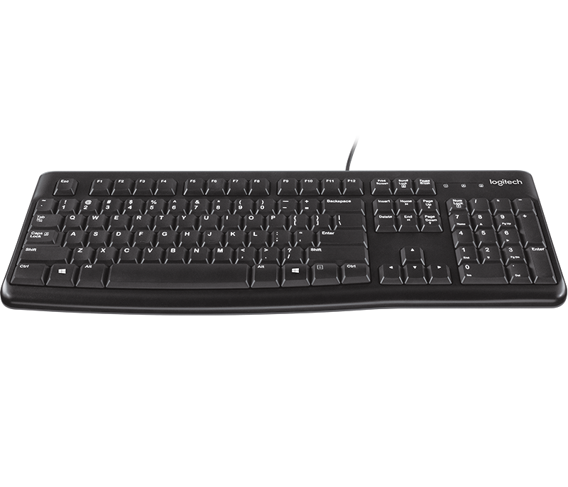 Teclado Mouse Desktop Mk 120 Black – HardSoftpc